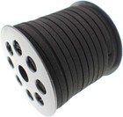 Pamir Tong Faux Suede Leather Cord String For Jewerly Making 5mm 40 Yards Black