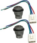 2pc Front Turn Signal Light Socket Harness 3-wire Fit Honda Civic Accord Crv New
