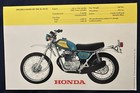 Honda Sl-350k2 Sales Brochure