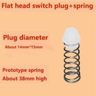 1pc Air Impact Wrench Parts Spring Flat Head Switch Plug  spring Us