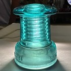 Hemingray-25 Aqua Glass Insulator