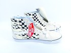 New Pair Of Vans Classic W  checker Flame  Sk-8 Hi Hi-top Men s Sneakers - Sz 12