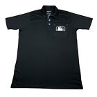 Major League Baseball Mlb Umpire Game Worn Jersey Black     Small