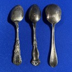 Antique Pat Jan 4 1910 Wm Rogers   Son Aa Silverplate Sugar Spoon Floral 6 