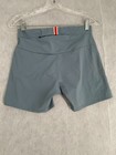 Tracksmith Running Shorts Women Medium Blue Pocket Compression Short Tights M