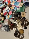 Huge Mixed Lot Of Miscellaneous Vintage Sewing Supplies 3 1 2 Lbs 