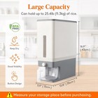 Lifewit Rice Dispenser 25 Lbs  Rice Storage Container Sealed Moisture Proof