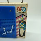 Vintage Fisher Price Tv Radio Jack And Jill  148 1959-62  Vtg Nursery Display