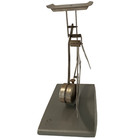 Vintage Hamilton Postal Scale - Mid-century Metal Letter Scale With Rate Chart