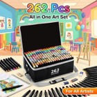 262 Colors Art Markers Pens  Dual Tips Alcohol Markers Permanent Sketch Markers