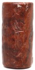 Ancient Near East Old Jasper Stone Antique Cylinder Bead Seal Amulet Circa 250bc