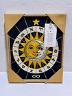Bp Home Zodiac Sun Moon Woven Wall Art 12x15 Astrology Celestial Nwt