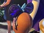 2025 Disney Starlight Parade Light Up Minnie Ears Headband Purple In Hand