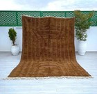 Hand Knotted Moroccan Berber Beni Ourain Wool Rug Design Handmade Carpet Rug