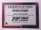 Star Trek Connections Patrick Stewart Relic Autograph