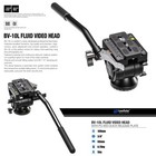 Heavy Duty Video Camera Tripod Fluid Drag Pan Head With Arca Plate For Dslr C   