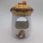 Vtg 1970s Merry Mushroom Hanging Planter Bird Feeder Sears Roebuck   Co 