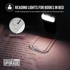 Book Reading Light  Portable Usb Rechargeable Led Clip On Book Lights For Readin