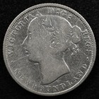 Newfoundland 20 Cents 1872  Coin  Silver  Inv f959