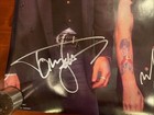 Motley Crue Poster Originally Autographed By Vince Tommy Nikki Mick