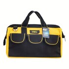 Steelite 13 Inch Heavy Duty Contractor Tool Bag 15 Pockets With Adjustable Strap