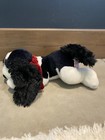 Springer Spaniel Huntly By Russ Berrie With Scarf Plush Dog Puppy Black White