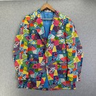 Vintage Lilly Pulitzer Men s Stuff Sport Coat Patchwork Size 40 Long Colorful