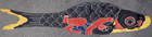 Vintage Japan Koi Carp Kite 1900 Rural Craft Koinobori Kintaro Wind Craft
