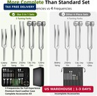 5 In 1 Tuning Forks For Healing Set  5 Frequencies  128hz  136 1hz  256hz  384hz