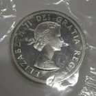 1964 Canada 80  Silver Dollar Coin  1 P-l Charlottetown Centennial In Rcm Wrap