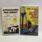 Diy Free Energy  Electricity From Wind water   Sunshine 2 Book Lot Solar