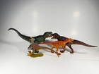 Kinto Japan Favorite Collection Dinosaur Toy Lot 4 Prehistoric Collectibles Rare