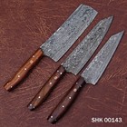 Damascus Steel 3 Pcs Set High Carbon Professional Ultra-sharp Chef Knives