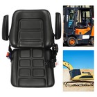 Forklift Seat Heavy Duty Adjustable Driver Side Vehicle Tractor Seat Backrest