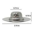 8 Pcs 2 16in Mesh Kitchen Sink Strainer Stainless Steel Filter Drain Strainer