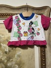 Vintage 1997 Baby Looney Tunes Sylvester Strawberry Baby Set Size 12m Usa Made