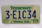 1983-1987 Issued Tennessee State License Plate   3-e1c34    Knox County