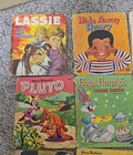 Lot Of 9 Vintage Mixed Authors Lassie s  Bugs Bunny Hardcover Children s Books