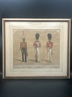 1854 Ackermann Grenadier Guards Bandsman Lithograph Private Officer Clayton
