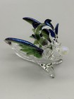 The Glass Gallery  Crystal Collection Vintage Hand Blown Glass Dragon Figurine