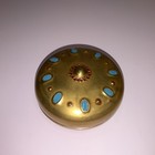 Vintage Brass Trinket   Pill Box   Snuff Box