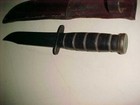 Wwii Marines Usmc Fighting Knife W sheath - Ka-bar 12 Inches -  X-well Preserved
