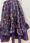 Vintage Partners Please By Malco Modes Square Dance Skirt Purple Western Size P