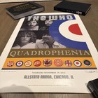 The Who Quadrophenia Signed Lithograph Poster Tour 2013 All State Arena  Chicago