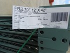 Interlake 12  X 42  Teardrop Pallet Racking Upright 3x3  Leg 23900lb Green
