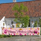 Happy Mother s Day Fence Banner Decoration Mother s Day Party Supplies Yard Sign
