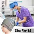 Anti Radiation Hat Silver Fiber Electromagnetic Wave Rfid Shielding Liner Emf