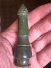 Ancient Bronze Lime Container From Thailand 