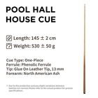 Empire Usa Set Of 6 Pool Cues 57  Real 4-prong House Bar Billiard Pool Cue Stick