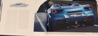 Ferrari 488 Spider  Hard Cover Sales Brochure   New  Free Shipping